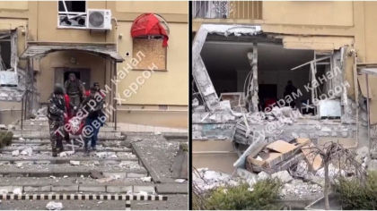 Bombardamente rusesti in zone cu civili din Herson, inclusiv un spital si o scoala: cel putin 3 oameni au murit iar 5 sunt raniti - FOTO/VIDEO