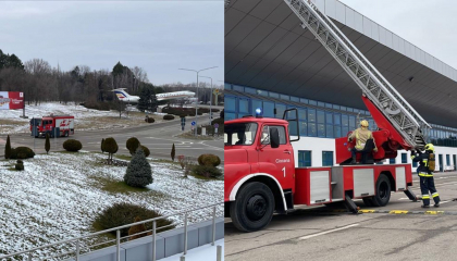 S-au auzit sirenele pe Aeroportul International Chisinau, pasagerii au fost evacuati, iar pompierii au intervenit. Ce s-a intamplat - FOTO/VIDEO S-au auzit sirenele pe Aeroportul International Chisinau, pasagerii au fost evacuati, iar pompierii au intervenit. Ce s-a intamplat - FOTO/VIDEO