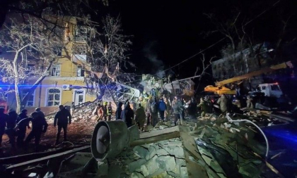 Ucraina: Cel putin trei morti dupa o lovitura ruseasca asupra unui bloc de apartamente la Kramatorsk - VIDEO 