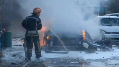 Explozie in orasul Enerhodar, ocupat de rusi. Masina-capcana a unui politist ucrainean dezertor a sarit in aer - VIDEO Explozie in orasul Enerhodar, ocupat de rusi. Masina-capcana a unui politist ucrainean dezertor a sarit in aer - VIDEO