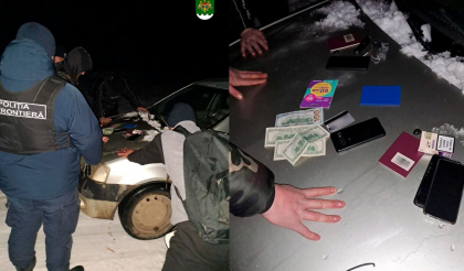 Au ajutat doi ucraineni sa intre ilegal in Moldova in schimbul a patru mii de dolari, apoi au incercat sa mituiasca un politist de frontiera. Doi moldoveni  - retinuti, la Taraclia, unul - cautat de oamenii legii - FOTO 