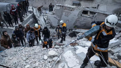 In Siria, cutremurul a lovit zonele devastate deja de razboiul nesfarsit: „Situatia umanitara este dezastruoasa, in toate sensurile cuvantului”
In Siria, cutremurul a lovit zonele devastate deja de razboiul nesfarsit: „Situatia umanitara este dezastruoasa, in toate sensurile cuvantului”