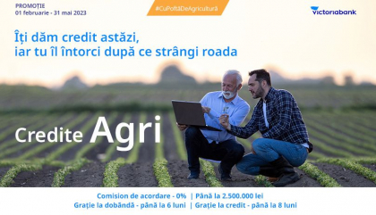 Victoriabank lanseaza Campania Agri de primavara