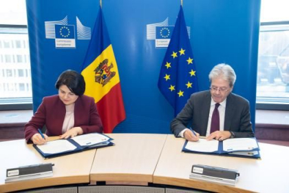 Republica Moldova si UE au semnat acorduri de cooperare in domeniul vamal, fiscal si al ocrotirii sanatatii. Gavrilita: "O parte importanta a procesului de integrare europeana" Republica Moldova si UE au semnat acorduri de cooperare in domeniul vamal, fiscal si al ocrotirii sanatatii. Gavrilita: "O parte importanta a procesului de integrare europeana"