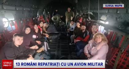 Doi cetateni ai Republicii Moldova, aflati in zona afectata de cutremur in Turcia - preluati de o aeronava din Romania