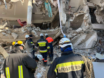 Salvatorii moldoveni continua cautarile pentru salvarea victimelor cutremurului din Turcia 