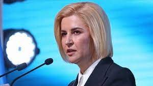 Irina Vlah, dupa declaratiile Maiei Sandu: "Frica, disciplina, supunere - acesta este mesajul pe care il transmite"