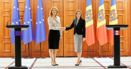 Roberta Metsola, scrisoare catre Maia Sandu: „Locul Republicii Moldova este in familia europeana” - FOTO