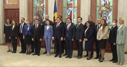 Noul guvern condus de Dorin Recean a depus juramantul. Chisinaul pune capat crizei guvernamentale in mai putin de o saptamana