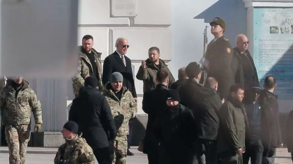 Cum au reusit americanii sa tina secret timp de 24 de ore calatoria lui Joe Biden la Kiev Cum au reusit americanii sa tina secret timp de 24 de ore calatoria lui Joe Biden la Kiev