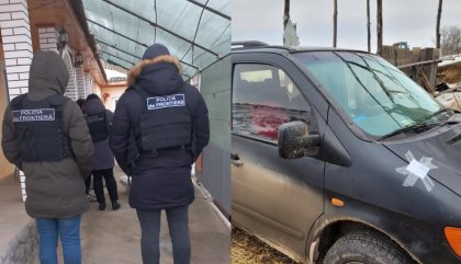 Doi moldoveni - retinuti dupa ce au ajutat trei cetateni ucraineni sa intre ilegal pe teritoriul Republicii Moldova - FOTO Doi moldoveni - retinuti dupa ce au ajutat trei cetateni ucraineni sa intre ilegal pe teritoriul Republicii Moldova - FOTO