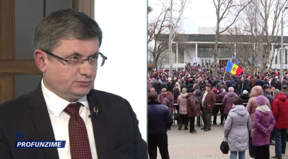 Seful legislativului sustine ca protestele organizate de partidul SOR fac parte din planurile Rusiei de destabilizare a tarii noastre. Cum a comentat Grosu solicitarea acestora de a le fi achitate facturile: „Am raspuns reprezentantei acestei grupari criminale”