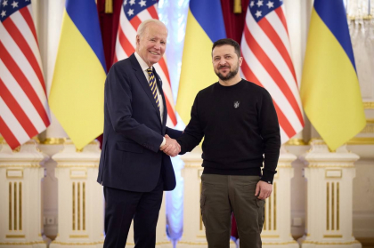 Vizita lui Biden la Kiev, indelung planificata si Moscova a fost informata in prealabil. Furie a bloggerilor militari rusi