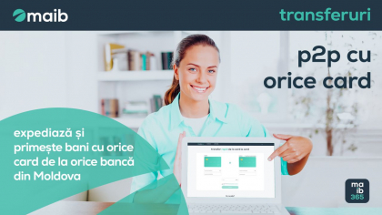La maib transferurile p2p de la card la card trec la nivelul urmator
