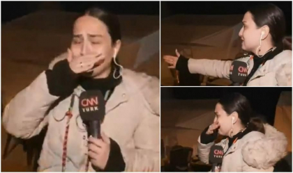 O jurnalista a inceput sa planga in timpul unui live din Turcia, dupa cutremurele de aseara. "Pamantul tremura sub picioare, e fum peste tot, cladirile s-au prabusit" O jurnalista a inceput sa planga in timpul unui live din Turcia, dupa cutremurele de aseara. "Pamantul tremura sub picioare, e fum peste tot, cladirile s-au prabusit"
