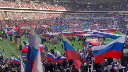 Mega-miting organizat de Putin la Moscova. Ce li s-a promis rusilor daca participa - VIDEO Mega-miting organizat de Putin la Moscova. Ce li s-a promis rusilor daca participa - VIDEO