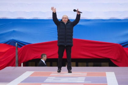 „Glorie aparatorilor patriei”. Concert grandios la Moscova pentru sustinerea razboiului. Putin, asteptat sa ia cuvantul pe stadionul Lujniki
„Glorie aparatorilor patriei”. Concert grandios la Moscova pentru sustinerea razboiului. Putin, asteptat sa ia cuvantul pe stadionul Lujniki