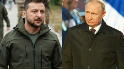 Un an de razboi. Putin si Zelenski la antipozi: doi razboinici fata in fata Un an de razboi. Putin si Zelenski la antipozi: doi razboinici fata in fata