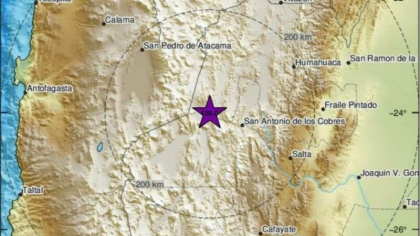 Un cutremur cu magnitudinea de 5,3 grade a zguduit nordul Argentinei Un cutremur cu magnitudinea de 5,3 grade a zguduit nordul Argentinei