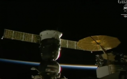 O capsula spatiala ruseasca din gama Soiuz s-a conectat in cursul noptii de sambata spre duminica la Statia Spatiala Internationala - VIDEO O capsula spatiala ruseasca din gama Soiuz s-a conectat in cursul noptii de sambata spre duminica la Statia Spatiala Internationala - VIDEO