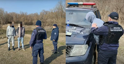 Un pakistanez si doi nigerieni, retinuti de oamenii legii in timp ce incercau sa treaca ilegal frontiera moldo-romana. Precizarile politiei - VIDEO