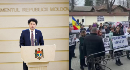 Deputat PAS, dupa protestul organizat de comunisti si socialisti in fata Curtii Constitutionale: „Este pur si simplu ridicol” Deputat PAS, dupa protestul organizat de comunisti si socialisti in fata Curtii Constitutionale: „Este pur si simplu ridicol”