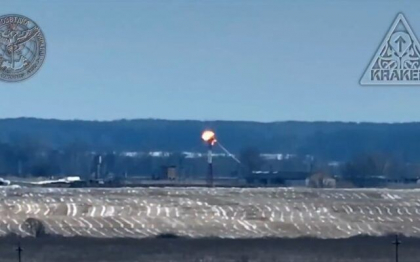 O drona kamikaze a distrus un turn de observare din Rusia - VIDEO 