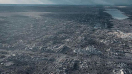 Imagini apocaliptice cu un oras din Ucraina sters de pe fata pamantului - FOTO 