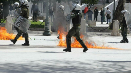 Proteste de amploare in Grecia, dupa catastrofa feroviara de saptamana trecuta. Ce au scandat manifestantii - VIDEO