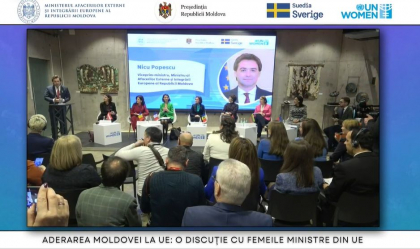 Panel de discutii: Aderarea Moldovei la UE: o discutie cu femeile ministre din UE. Maia Sandu: „Eu am venit in politica, nu pentru ca am visat sa ma fac politiciana...” - VIDEO Panel de discutii: Aderarea Moldovei la UE: o discutie cu femeile ministre din UE. Maia Sandu: „Eu am venit in politica, nu pentru ca am visat sa ma fac politiciana...” - VIDEO