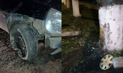 O soferita din stanga Nistrului a urcat beata la volan si s-a lovit intr-un copac cu automobilul sau. Cum va fi pedepsita aceasta - FOTO
