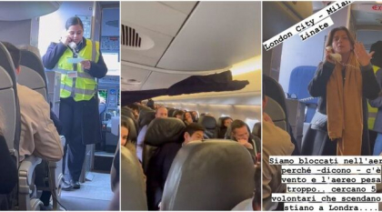 Situatie incredibila la bordul unui avion care urma sa zboare spre Italia: „Ne pare rau, dar cineva trebuie sa coboare” - VIDEO