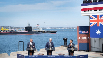 China avertizeaza SUA, Marea Britanie si Australia ca „se angajeaza pe o cale periculoasa” prin acordul privind submarinele nucleare
