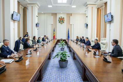 Dorin Recean, la intrevedere cu delegatia americana: "Mizam pe sustinerea SUA pentru a asigura stabilitate si pace in aceasta parte a Europei”