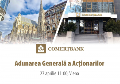 Actionarilor B.C. „COMERTBANK” S.A.