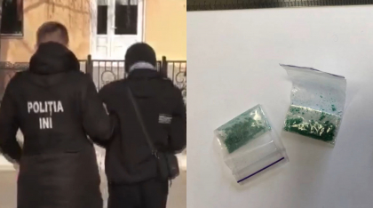 Un barbat, retinut pentru pastrarea si comercializarea substantelor narcotice. Precizarile politiei - FOTO/VIDEO