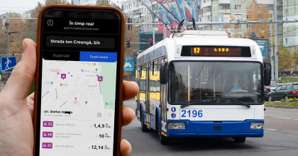 Ceban, dupa lansarea aplicatiei care permite calatorilor sa monitorizeze transportul public: Tranzy.app este utilizata de peste 80 000 calatori din Chisinau Ceban, dupa lansarea aplicatiei care permite calatorilor sa monitorizeze transportul public: Tranzy.app este utilizata de peste 80 000 calatori din Chisinau