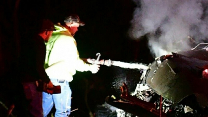 Doua elicoptere Blackhawk ale armatei americane s-au prabusit in timpul unui antrenament in Kentucky - FOTO Doua elicoptere Blackhawk ale armatei americane s-au prabusit in timpul unui antrenament in Kentucky - FOTO