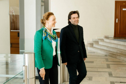Nicu Popescu, intrevedere cu Marija Pejcinovic Buric, secretarul general al Consiliului Europei, aflat intr-o vizita la Chisinau: „A dat asigurari ca va sprijini in continuare eforturile noastre in domeniul anticoruptie” - FOTO Nicu Popescu, intrevedere cu Marija Pejcinovic Buric, secretarul general al Consiliului Europei, aflat intr-o vizita la Chisinau: „A dat asigurari ca va sprijini in continuare eforturile noastre in domeniul anticoruptie” - FOTO