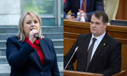 Fostii deputati socialisti Alexandr Nesterovschi si Irina Lozovan care au parasit recent BCS si PSRM anunta ca vor crea o noua formatiune politica Fostii deputati socialisti Alexandr Nesterovschi si Irina Lozovan care au parasit recent BCS si PSRM anunta ca vor crea o noua formatiune politica