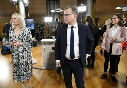 Se incheie epoca Sanna Marin in fruntea guvernului finlandez. Partidul de opozitie Coalitia Nationala a castigat alegerile, iar Petteri Orpo va avea misiunea de a forma un nou guvern
Se incheie epoca Sanna Marin in fruntea guvernului finlandez. Partidul de opozitie Coalitia Nationala a castigat alegerile, iar Petteri Orpo va avea misiunea de a forma un nou guvern