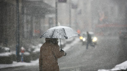 Lapovita, ninsori, vant si ingheturi in nordul tarii. Meteorologii au emis Cod GALBEN de conditii complicate ale vremii pe intreg teritoriul tarii - FOTO