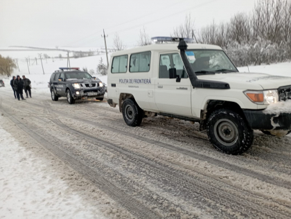 Politia de Frontiera: Se circula in conditii dificile spre si dinspre Romania - FOTO