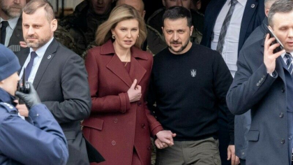 Cum a aratat Olena Zelenska in prima vizita externa alaturi de sotul ei dupa izbucnirea razboiului - FOTO Cum a aratat Olena Zelenska in prima vizita externa alaturi de sotul ei dupa izbucnirea razboiului - FOTO