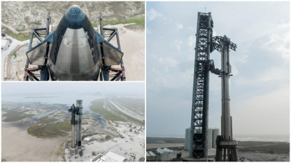 Spacex pregateste primul zbor pe orbita al Starship, racheta care va duce astronautii misiunii Artemis 3 pe Luna - FOTO