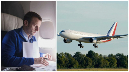 Emmanuel Macron a ajuns in Romania, dupa vizita din China. Aeronava prezidentiala a aterizat pe Aeroportul Otopeni