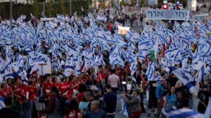 Israelul e zguduit de proteste de amploare pentru a 14-a saptamana la rand
