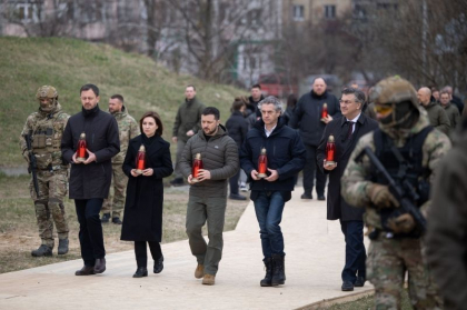 Sefa statului, despre intrevederea sa cu Volodimir Zelenski: "Am discutat despre relatiile noastre reciproce". Ce alte subiecte au mai fost abordate 