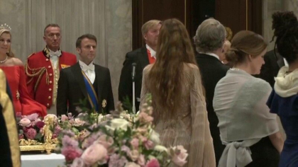 Cum a decurs vizita lui Macron in Tarile de Jos. Reactie virulenta a lui Trump