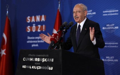 Turcia: Candidatul unic al opozitiei Kemal Kilicdaroglu promite sa aduca pacea in Orientul Mijlociu daca va fi ales presedinte luna viitoare
